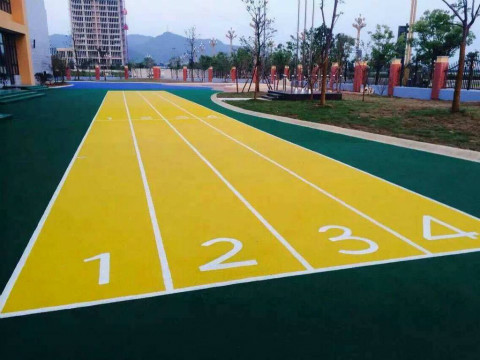 建湖幼兒園塑膠跑道