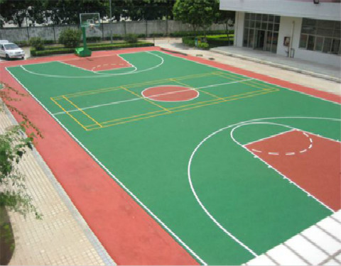 鎮江市丙烯酸籃球場